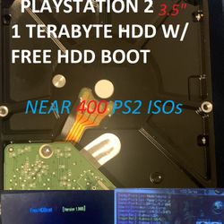 PlayStation 2 1 Tb Hard Drive With FHDB
