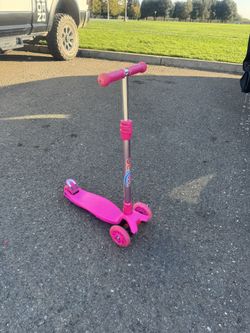 Girl Scooter with Helmet And Pads