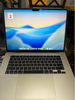 Apple MacBook Air 15” M2 Starlight • 8GB • 256GB • 100% Battery