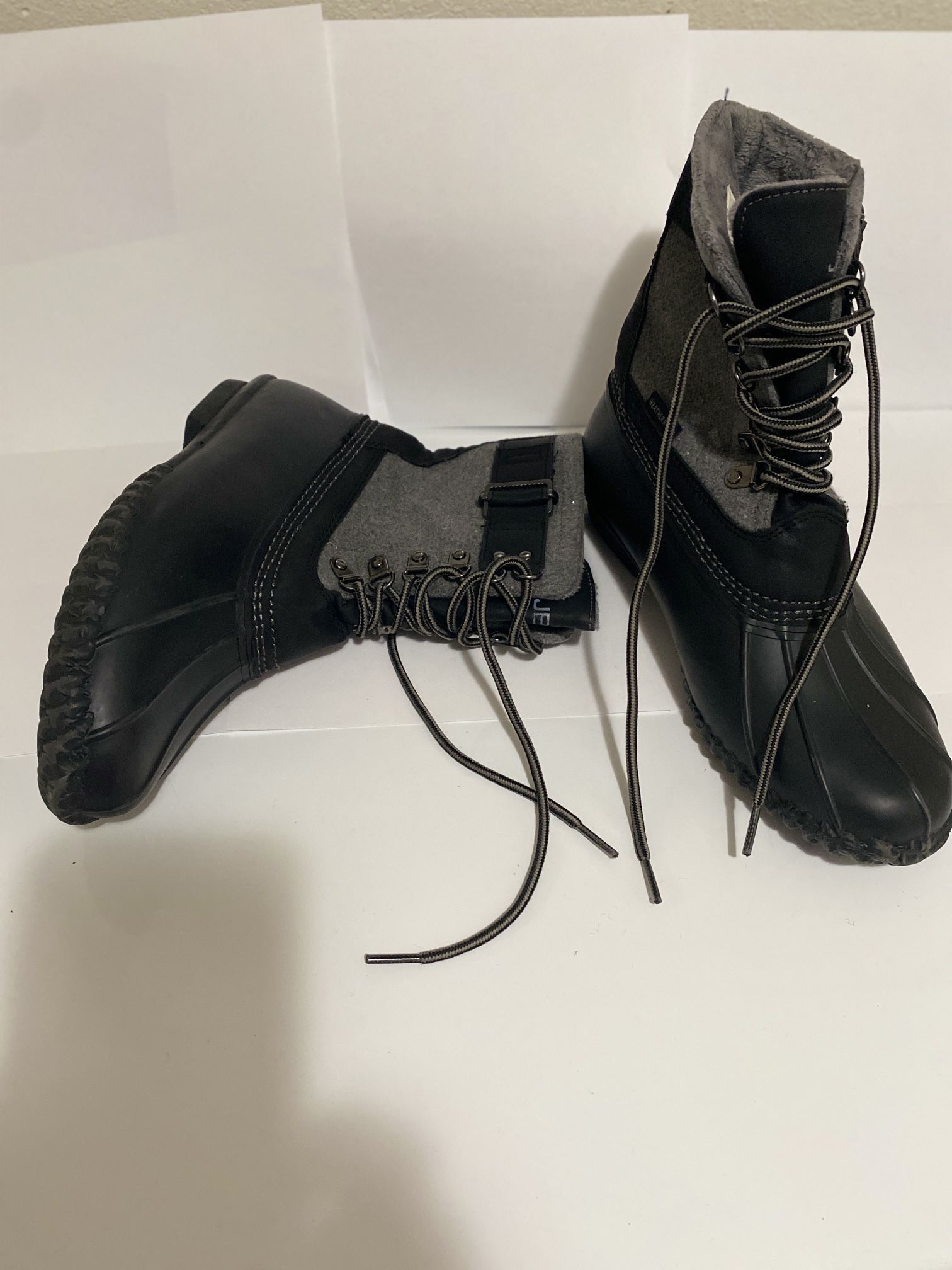 Jambu JBU Rain Boots Calgary Size 8.5 M Duck Boot Faux Fur