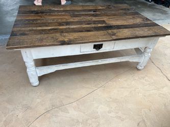 Custom Handcrafted Solid Wood Coffee Table