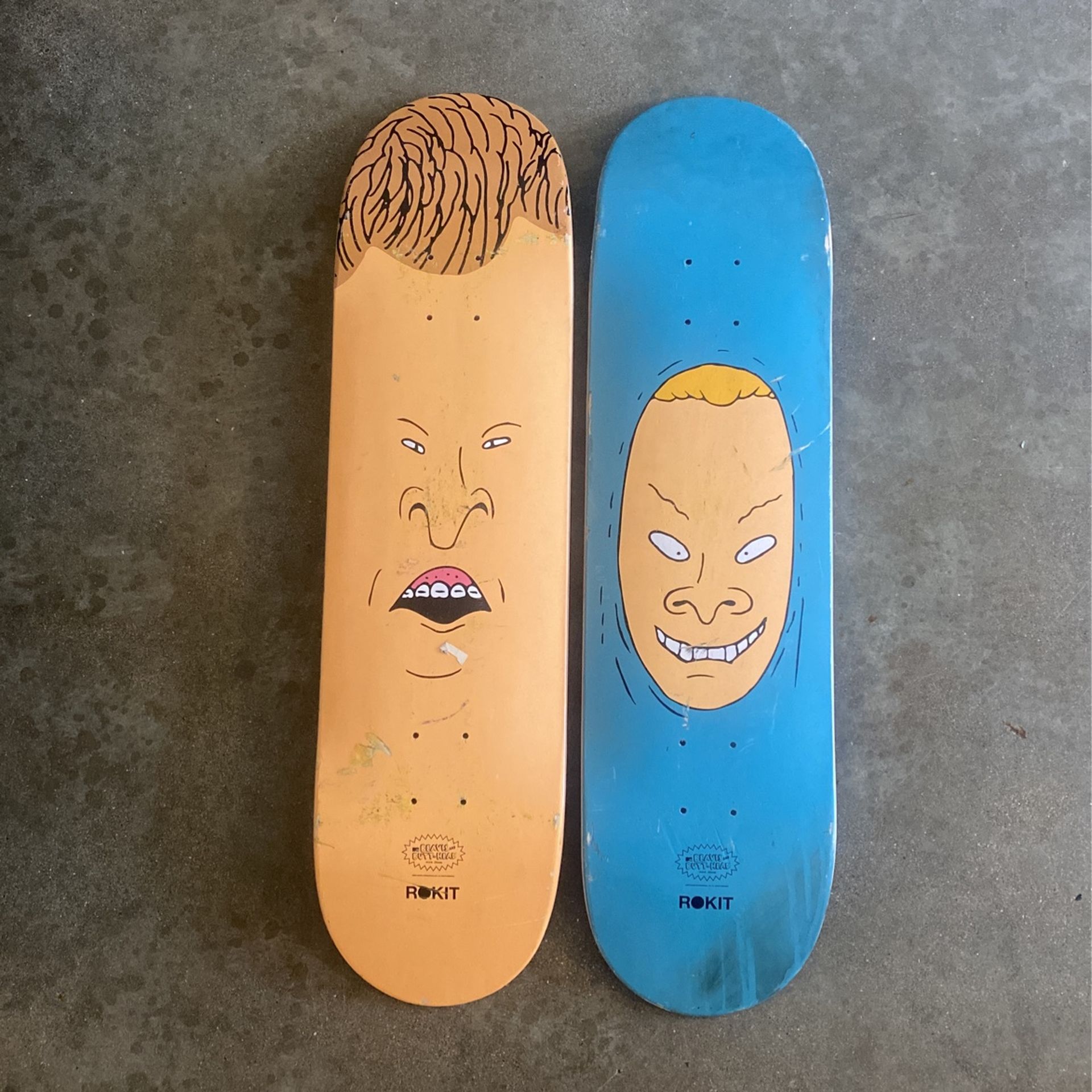Beavis And Butthead x Rokit Skate decks