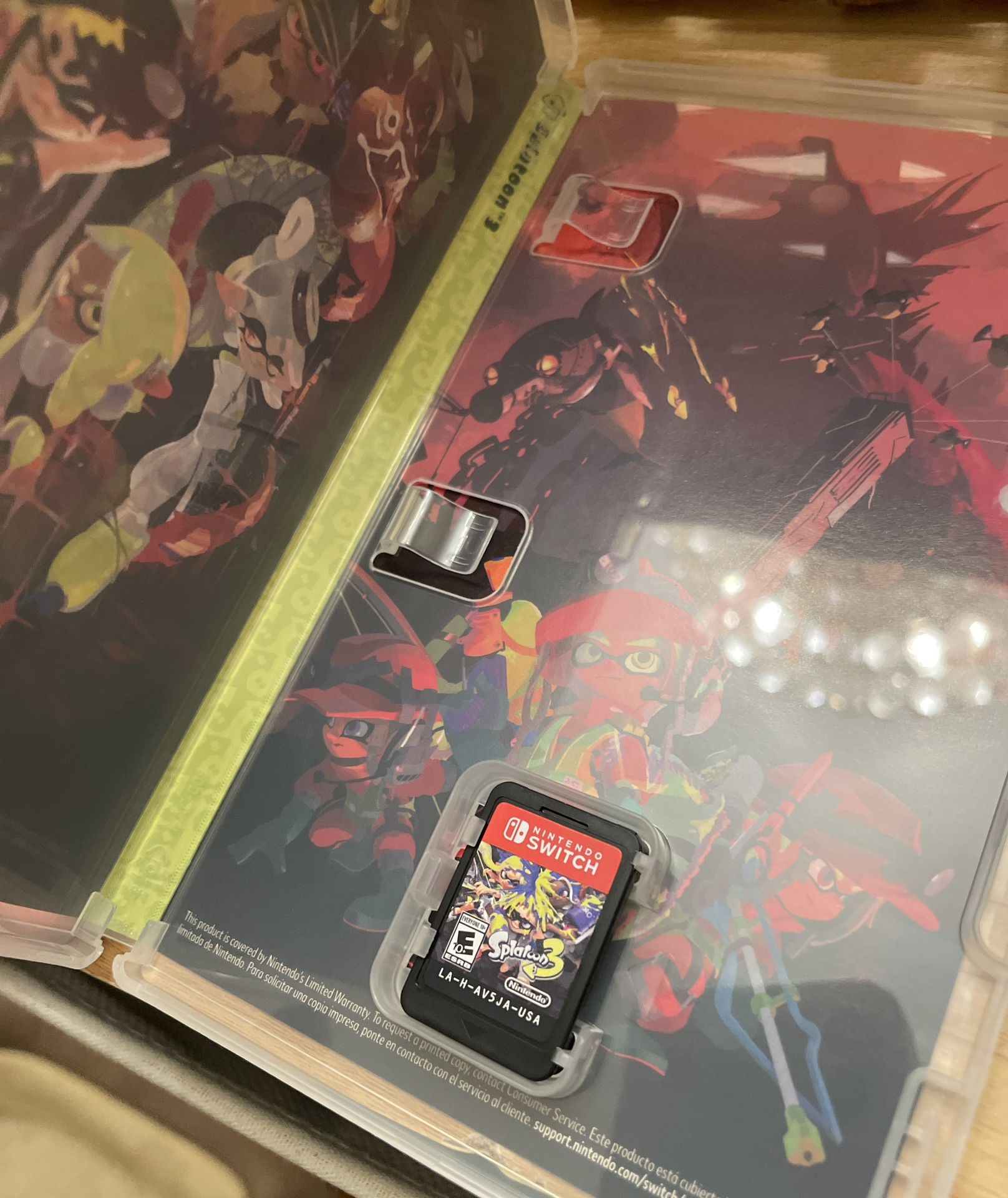 Splatoon 3 Nintendo switch + Sealed Pre Order Bonus Sticker Set