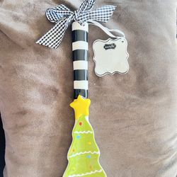Mud pie Christmas Tree serving utensils NWT