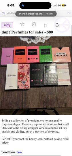 Perfumes for sale