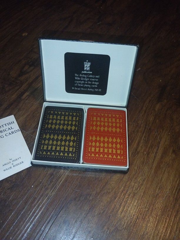 Double deck of "The Scottish Historical Playing Cards"