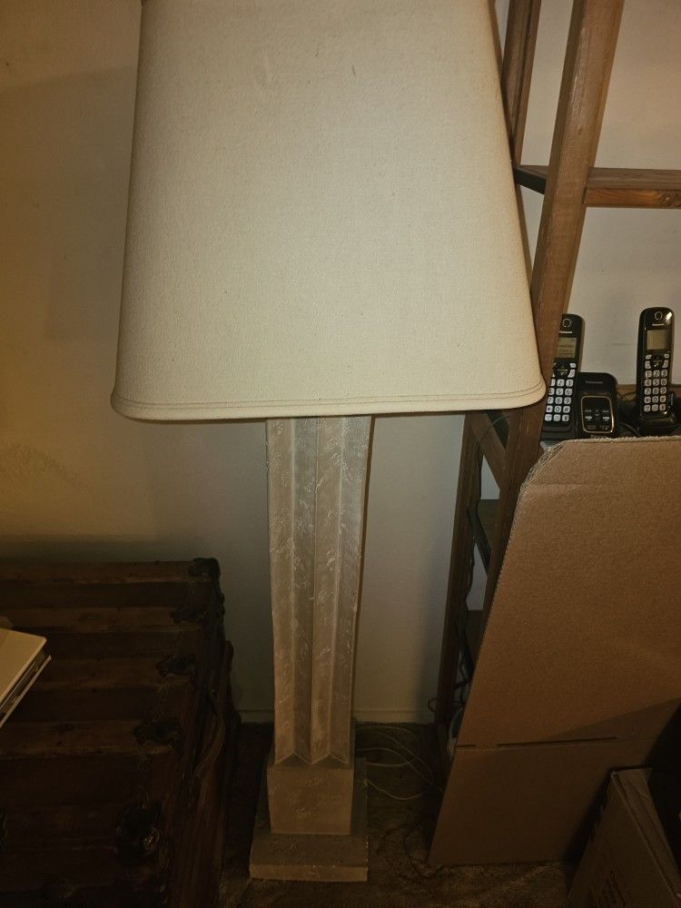 Stone Vintage Floor Lamp
