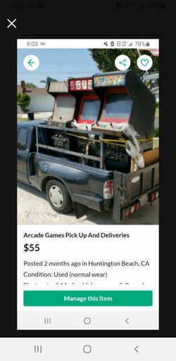ARCADE GAMES AND APPLIANCES MOVING SERVICES. 
