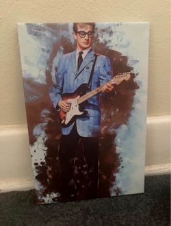 Buddy Holly Canvas Wall Art Print