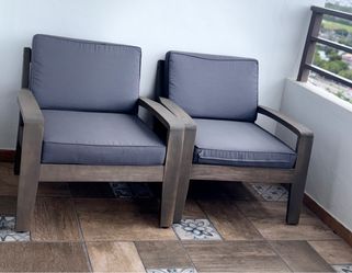 Macy’s balcony outside chairs (60$ each chair)