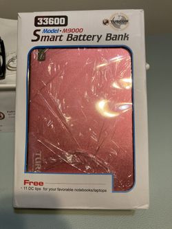 Turcom Smart Battery Bank Model M9000 for laptops