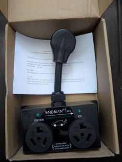 ENDMAN Smart EV Dryer Splitter 240V NEMA 10-30