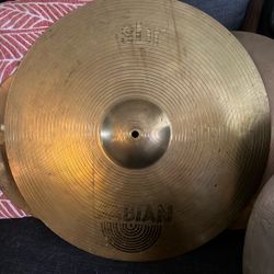 Sabian Cymbals 16” Crash   20” Ride