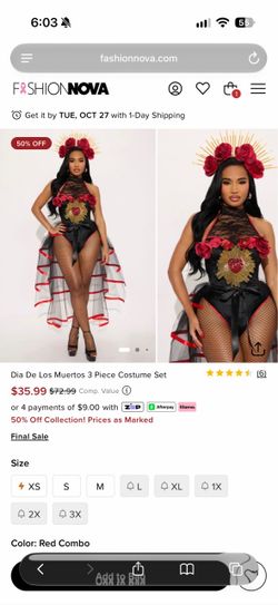 Día de muertos costume