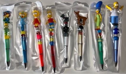 The Simpson Beaded Pens