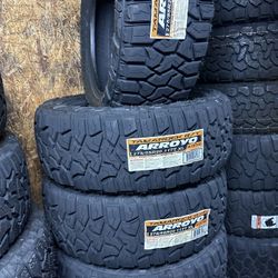Set of four New Arroyo 275/55R20 $590