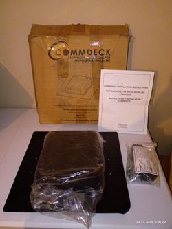 Commdeck professional solutions satellite dish / antenna mounting plate.