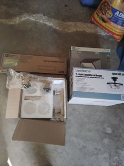 Luminosa 2-Light Semi Flush Mount Light Fixture