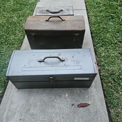 3 Old Vintage Tool Box Firm Price 