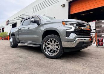 Set 22x12 560C Tires 33x12.50r22 Cosmo And Liftkit , Chevy 1500