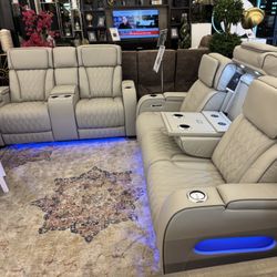 Power Reclining Sofa And Loveseat