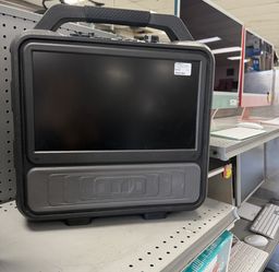 Monster Vision 2 Portable Entertainment System, a combination Bluetooth speaker and 15.6-inch TV.