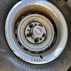 15” Chevy Truck rally’s With Trim Rings 
