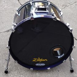 Vintage Pearl Masters Studio Birch 24x18 Bass Drum Midnight Fade Purple