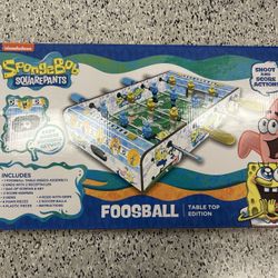 NWT Nickelodeon SpongeBob SquarePants Foosball game