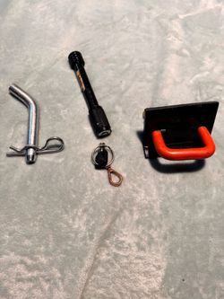 Wheelchair /ScooterCarrier  w/ trailer hitch lock pin and Hitch tightener