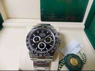 Rolex Daytona 40mm Stainless Steel - Black Index Dial