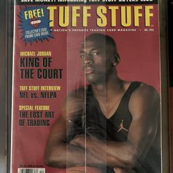 “MICHAEL JORDAN” Magazine Lot: (8)All in Hard Acrylic Top Loaders! “Tuff Stuff SEALED, SI Holo,Becketts.NM/M!!!😎