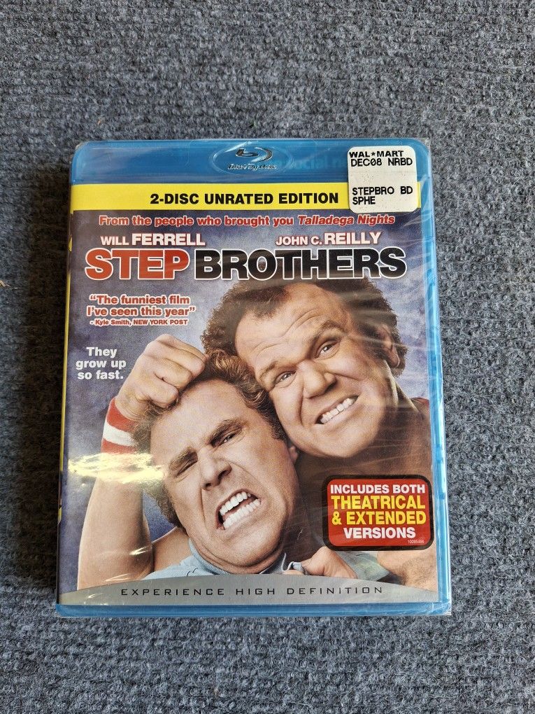 Step Brothers 2-Disc Unrated Blu-Ray Movie Film Will Ferrell John C Reilly BB406
4.89
36 product ratings
Mens_Choice
Mens_Choice (65215)
98% positive