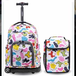 Jworld rolling school bag 18inch 17inch