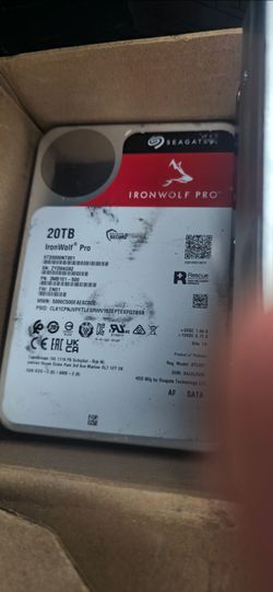 Seagate IronWolf Pro 20TB NAS Hard Drive – SATA – ST20000NT001
