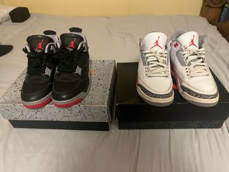 Jodan 3 and Jordan 4 10/9.5