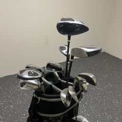 Golf Clubs And Bag 