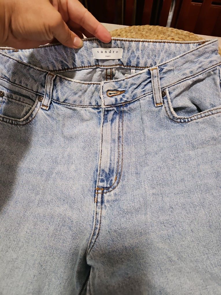 Sandro Paris Jeans Size 8 To Woman