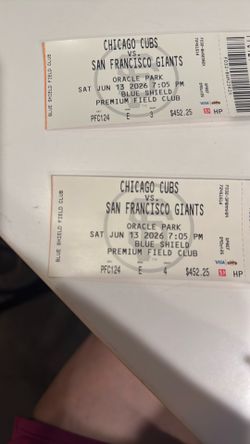 SF Giants Game VS Chicago Cubs