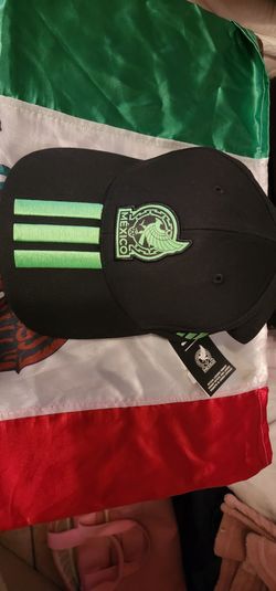 Adidas black mexico hat soccer