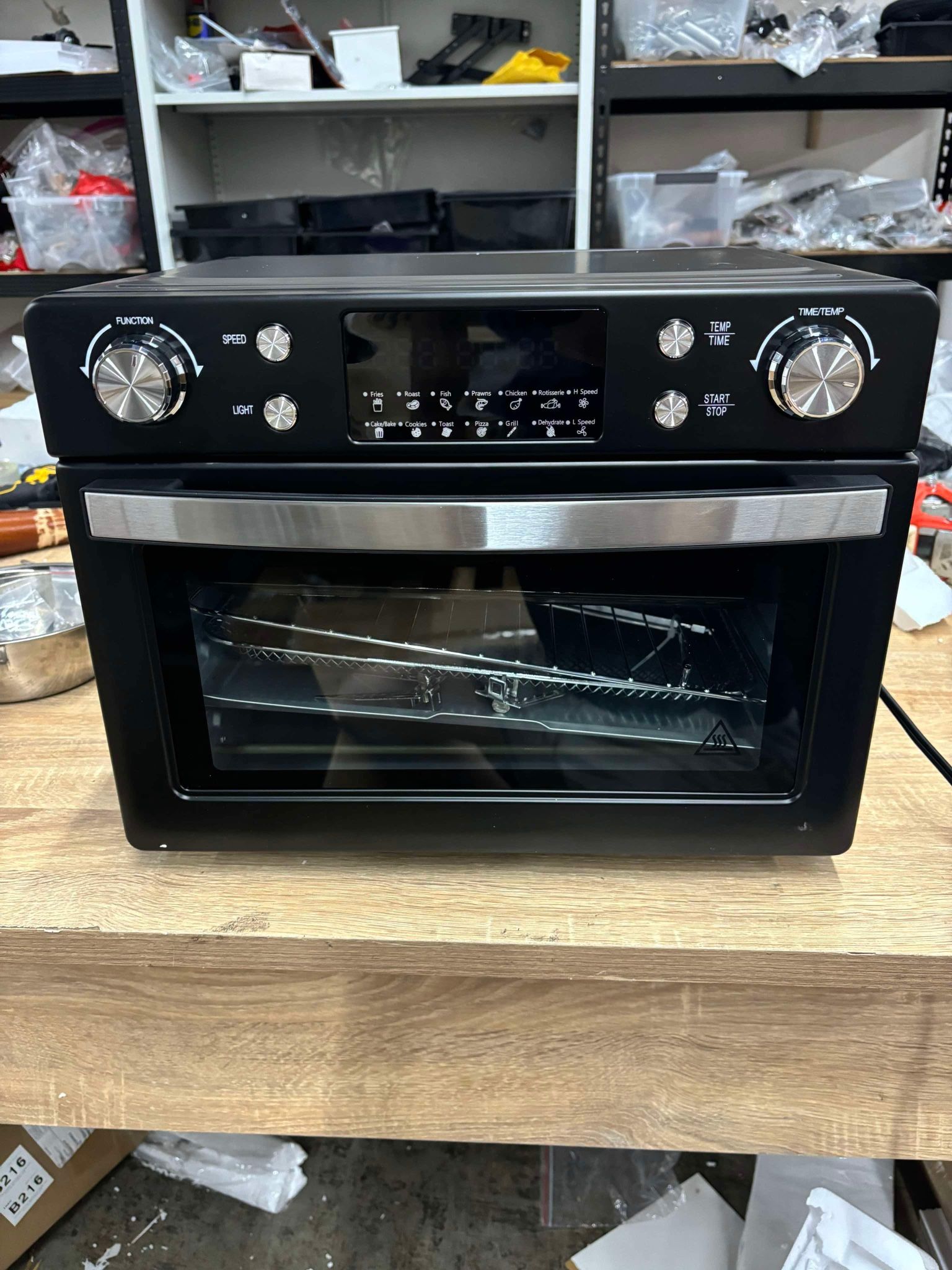ifePlus Toaster Oven, 12-In-1 Convection Oven Countertop with Stainless Steel, 1700W Air Fryer Combo for Pizza Bread Grill