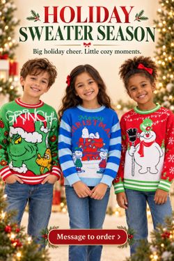 Character Christmas sweaters