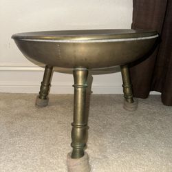 Antique Brass Foot Stool