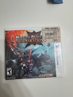 Monster hunter generations 3DS