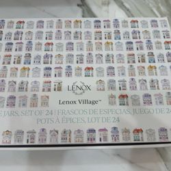 2024 Lenox Spice Village 24 Jar Full Collection Complete Set New In Hand