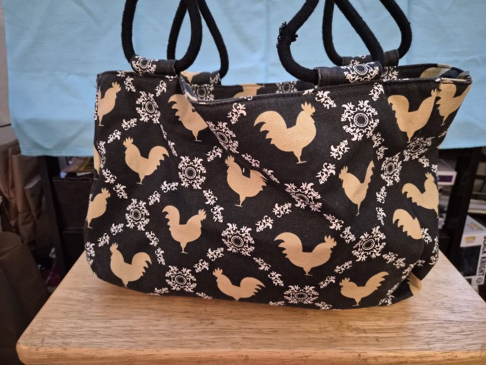 Farmhouse Is My Style Rooster Handbag