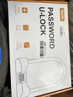 Diyife Password U-Lock Anti-Theft