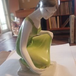 Porcelain small statue height 8 inch
