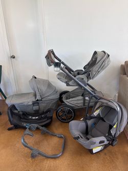 Nuna Mixx Stroller, Bassinet and Car seat