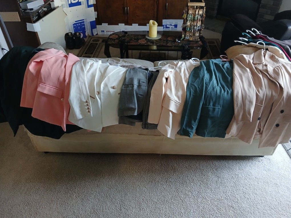 Womens 2pc Suits And Jackets